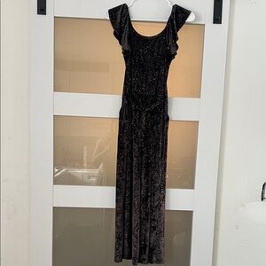 Justice Girls black sparkle jumpsuit 10